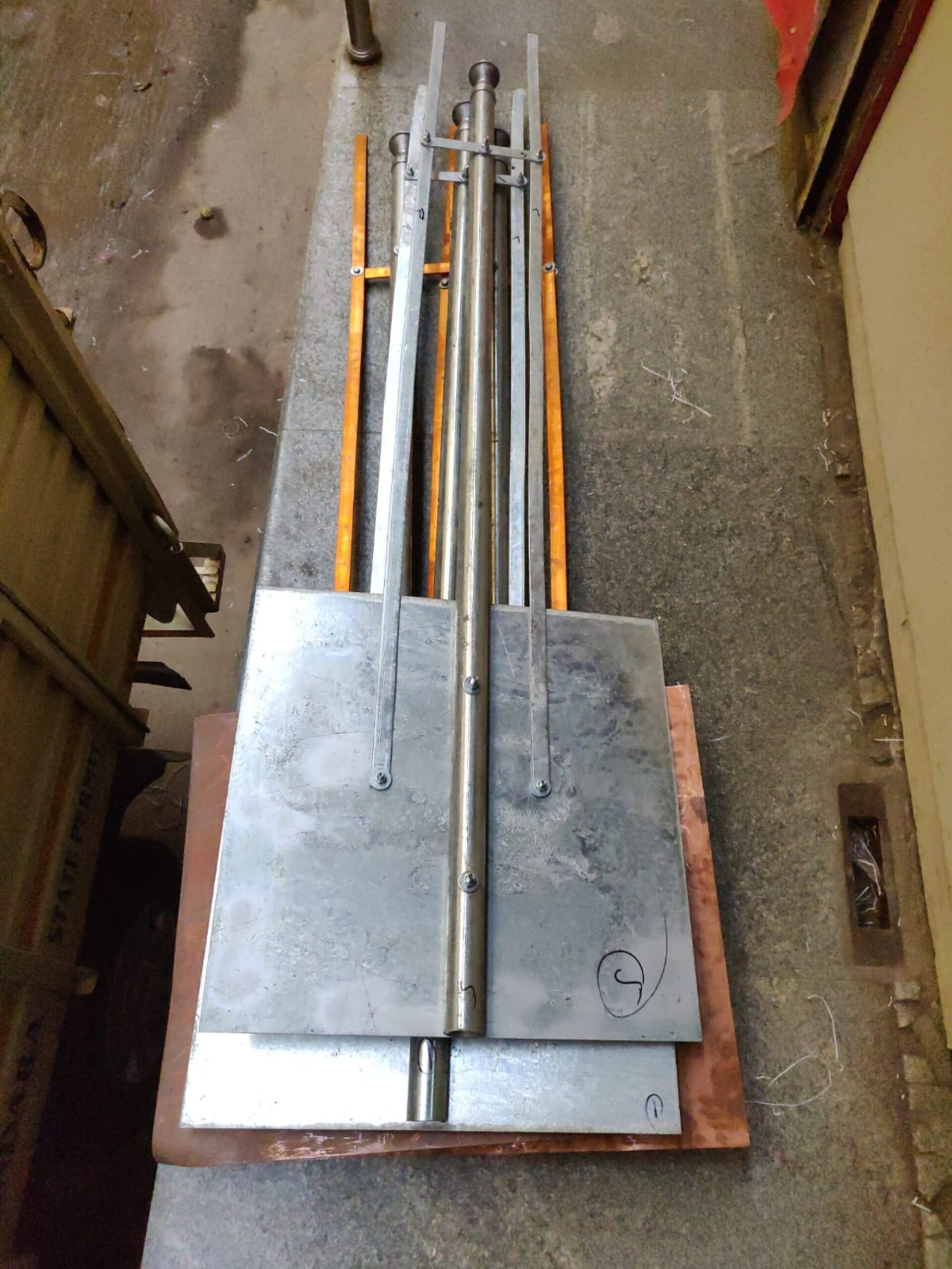 gi plate earthing kit as per is 3043:2018